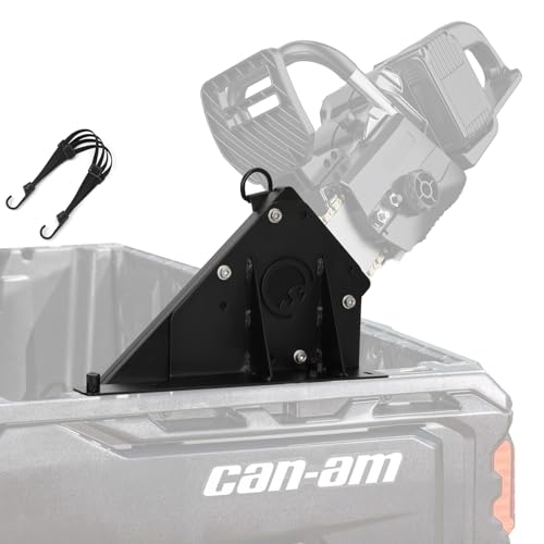 Can-Am Defender Chainsaw Mount for Can-Am Defender and Commander Models, UTV Chainsaw Mount, Includes Wrench, Easy to Install, Made of Sturdy Material, with Straps