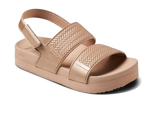 Image of REEF Girls Toddler /Little Kid Water Vista Platform Sandal, Water Friendly, Adjustable Strap