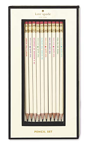 Kate Spade New York Pencil Set, What's the Word (133130)