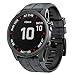 Clouism 22mm 26mm Men Women Fashion Camo Style Quick Fit Watch Strap，For Garmin Watch Replacement Watch Band Accessories (Color : Gray, Size : 22MM)