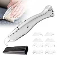 Zamety Teppichmesser Hakenklinge Set, Hakenmesser Cuttermesser Universalmesser mit Trapezklinge, Hakenklingen mit Kunststoffköcher, für das Schneiden von PVC-Bodenbelägen