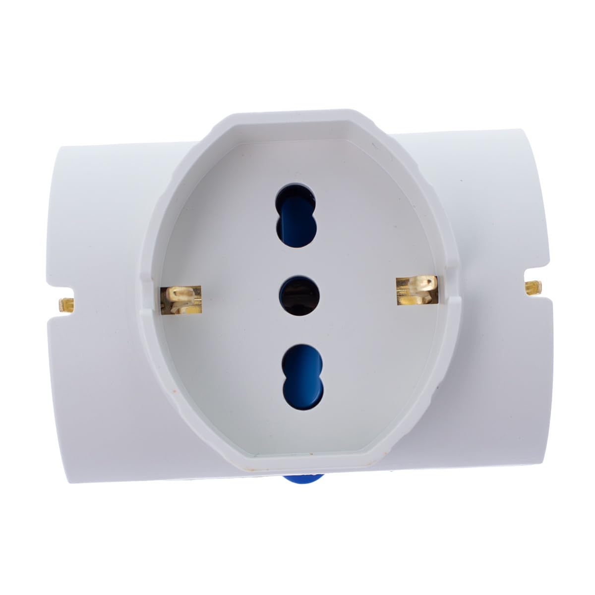 A2ZWORLD, Adattatore Spina Industriale CEE 2P+T 16A 250V + 3 Prese Schuko/Bipasso/EU, Prodotto Versatile, Bianco (4)