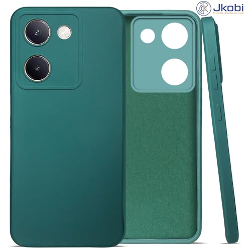 Image of Jkobi Back Cover Case for Vivo Y300 Plus (Matte Finish Silicone with Inside Fiber Cloth)