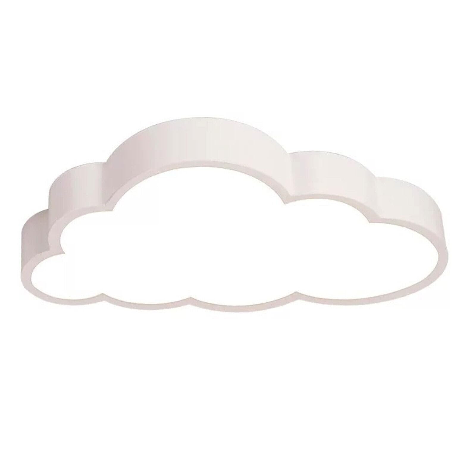 TRIEBAN Lámpara de techo moderna de 36 W, diseño de nubes, para sala de estar, tejido blanco, para niñas, nube, habitación infantil, techo, lámpara de nube [clase energética A+]