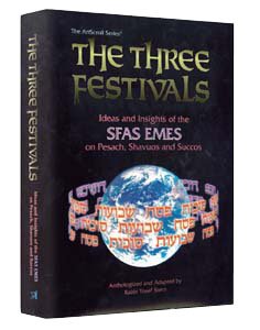 Hardcover The Three Festivals: Ideas and insights of the Sfas emes on Pesach, Shavuos and Succos (ArtScroll Judaica classics) Book