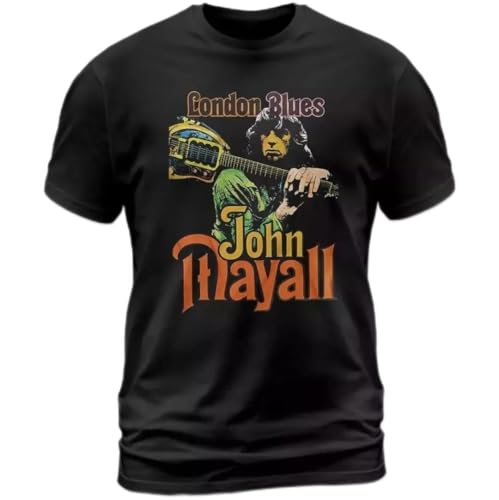 KNHBtuhv2 John Mayall London Blues 1964–1969 Album The Turning Point T-Shirt Black XL