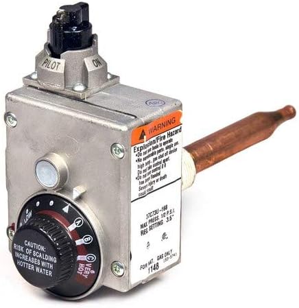 Water Heater Gas Valve Control, Nat Gas (2-1/2" Shank)