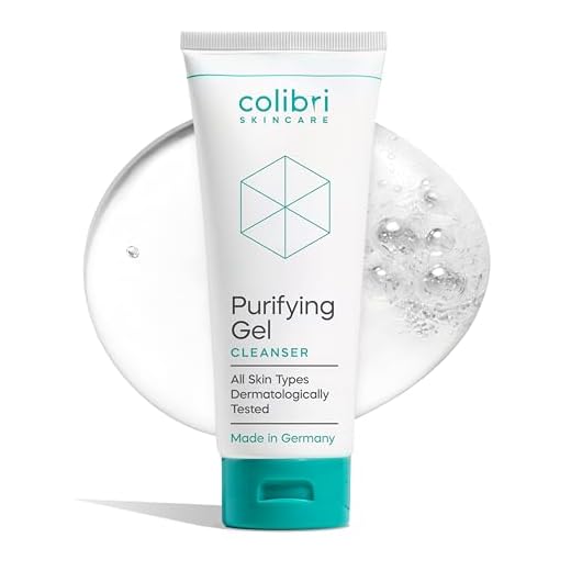 colibri skincare Purifying Gel Cleanser 200ml - bekannt aus TikTok und Instagram - Waschgel für das Gesicht mit Salicylsäure (BHA) für eine intensive, porentiefe Gesichtsreinigung - Made in Germany