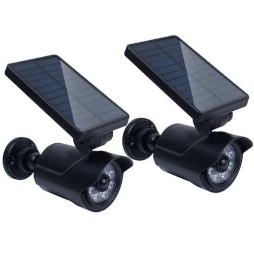 Luces solares Exteriores, Luces de Seguridad a Prueba de Agua IP44, con Luces de Sensor de Movimiento, para jardín, Patio, Entrada y Camino, Paquete de 2