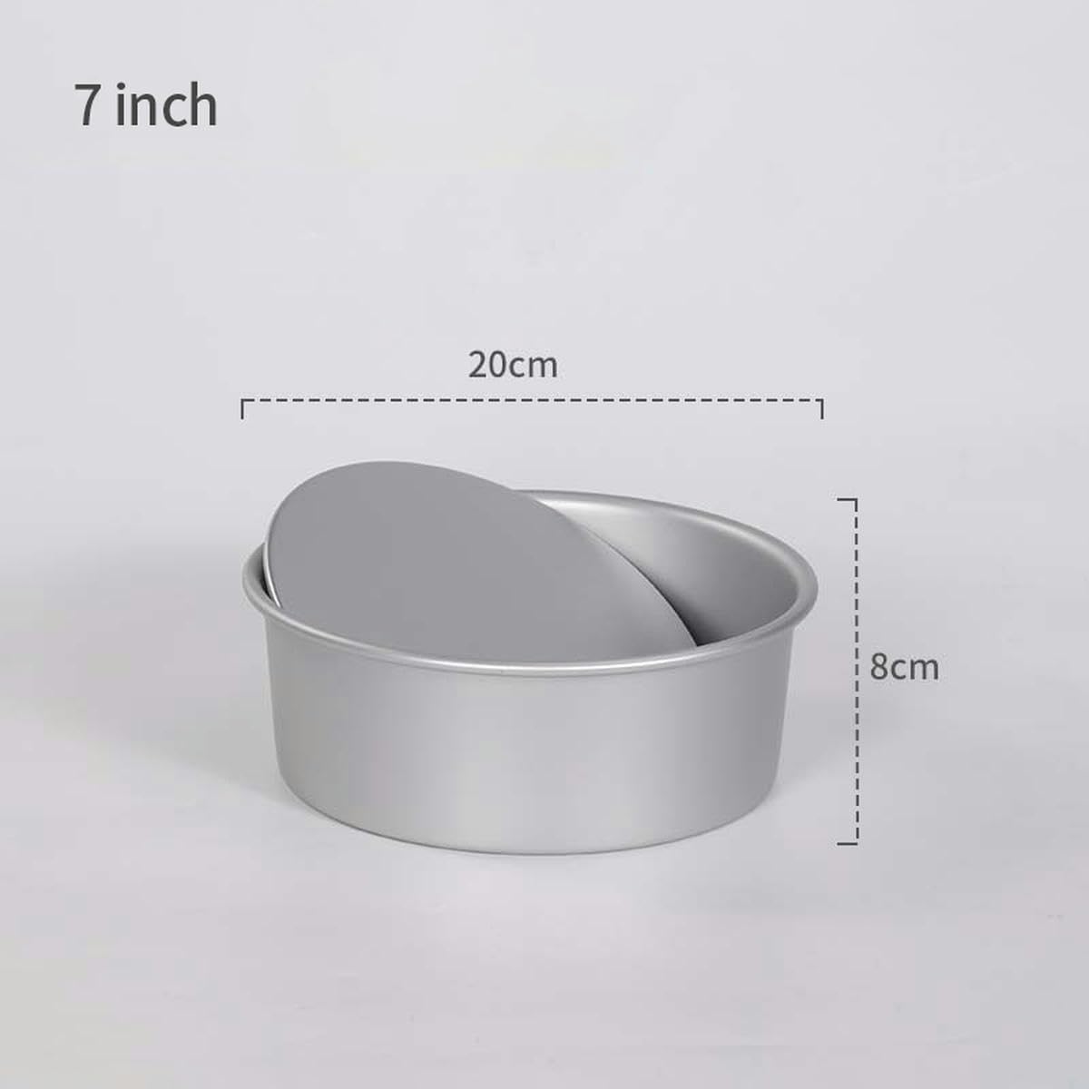 4/5/6/7/8/9/10 cali forma na tort urodzinowy w kształcie anody ze stopu aluminium żywe dno forma do ciasta forma do pieczenia forma do pieczenia narzędzia do ciasta-25 cm