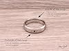 6mm Unisex Titanium Steel Ring – Personalised Engraved Custom Text with Matte Finish & Beveled Edge – Comfort Fit Wedding Band, Promise Ring, Gold Black Silver for Men & Women, Gift for Him & Her #3