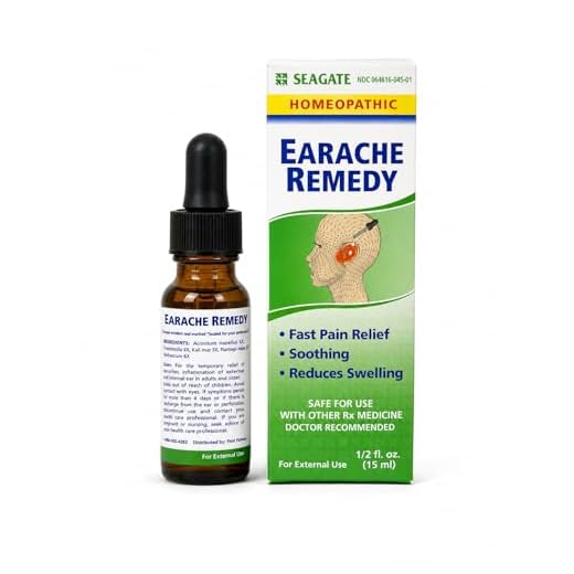 Seagate Products Homeopathic Olive Leaf Extract Earache Remedy 0.5 oz (Pack of 1)
