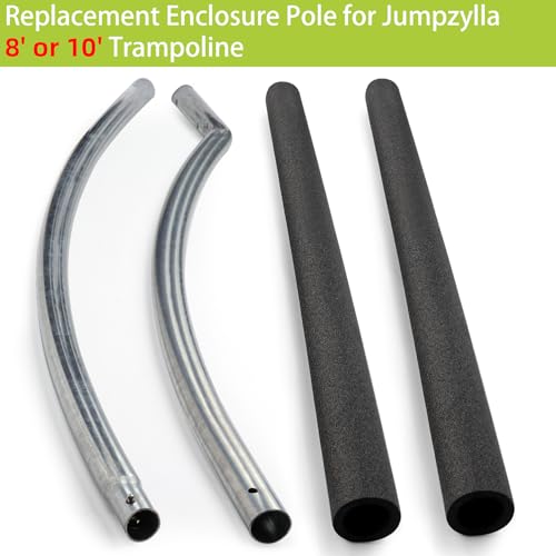 Image of Trampoline Poles Replacement for Skywalker Or Jumpzylla,Galvanized Trampoline Enclosure Pole for Skywalker or Jumpzylla,Replace Parts#4201 4202 4135 OR for Jumpzylla 8ft 10ft&12ft 14ft