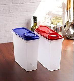 TupperwareModular Mates Plastic Cereal Storer Set, 2.3 litres, Set of 2, Multicolour