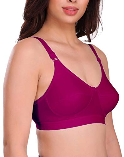Image of Eve's Beauty Women's Cotton Non-Padded Wire Free Regular Bra