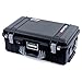 Black Pelican 1535 Air case with Silver Handle & latches. No Foam - Empty.