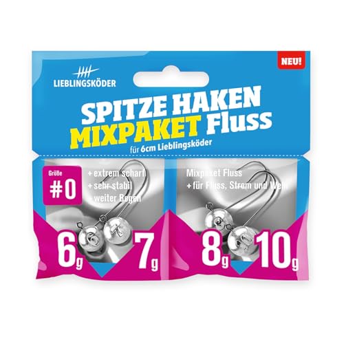 Lieblingsköder Spitze Haken #0 Mixpaket Fluss