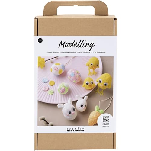 Figurines de Pâques Kit DIY CREATIV COMPANY pour atelier créatif