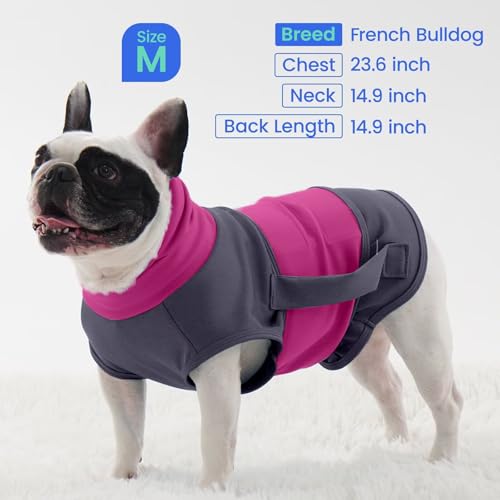Image of MIGOHI Dog Anxiety Vest, Dogs Calming Vests,Anxiety Jacket for Small Dogs Boys and Girls,Feel Anxious and Stress,Noise Protection,Fireworks,Separation,Travel,Noise,Storms,Vet Visits,XS,Purple