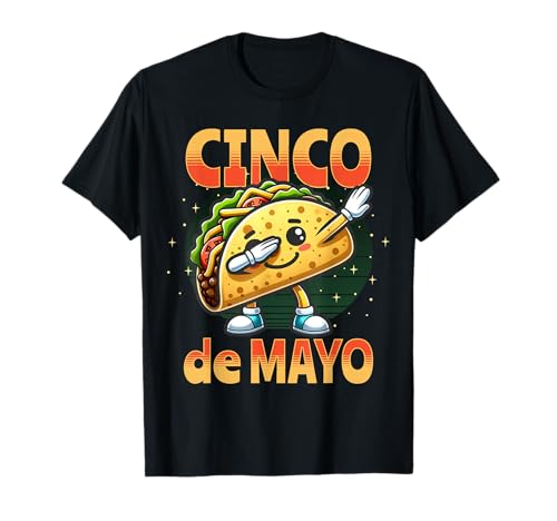 Dabbing Taco Funny Cinco de Mayo Fiesta Party Garçons Filles T-Shirt