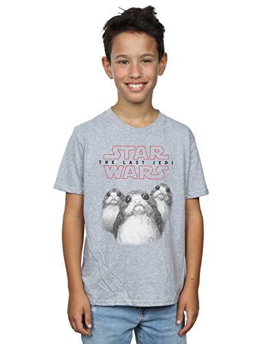 Star Wars Boys The Last Jedi Porgs T-Shirt 12-13 Years Sport Grey