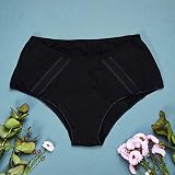 MYLILY® Bielizna okresowa Culotte I lekka - średnia ochrona I 100% bawełna ekologiczna I damskie majtki menstruacyjne I zrównoważone, zabezpieczone przed wyciekiem, można prać I nietrzymanie moczu I nadaje się do łóżka tygodniowego I (M)