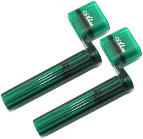 2 Pcs Green Live for Music Guitar Peg String Winder Guitars Professional Accessory & Card Reader & Hair Band