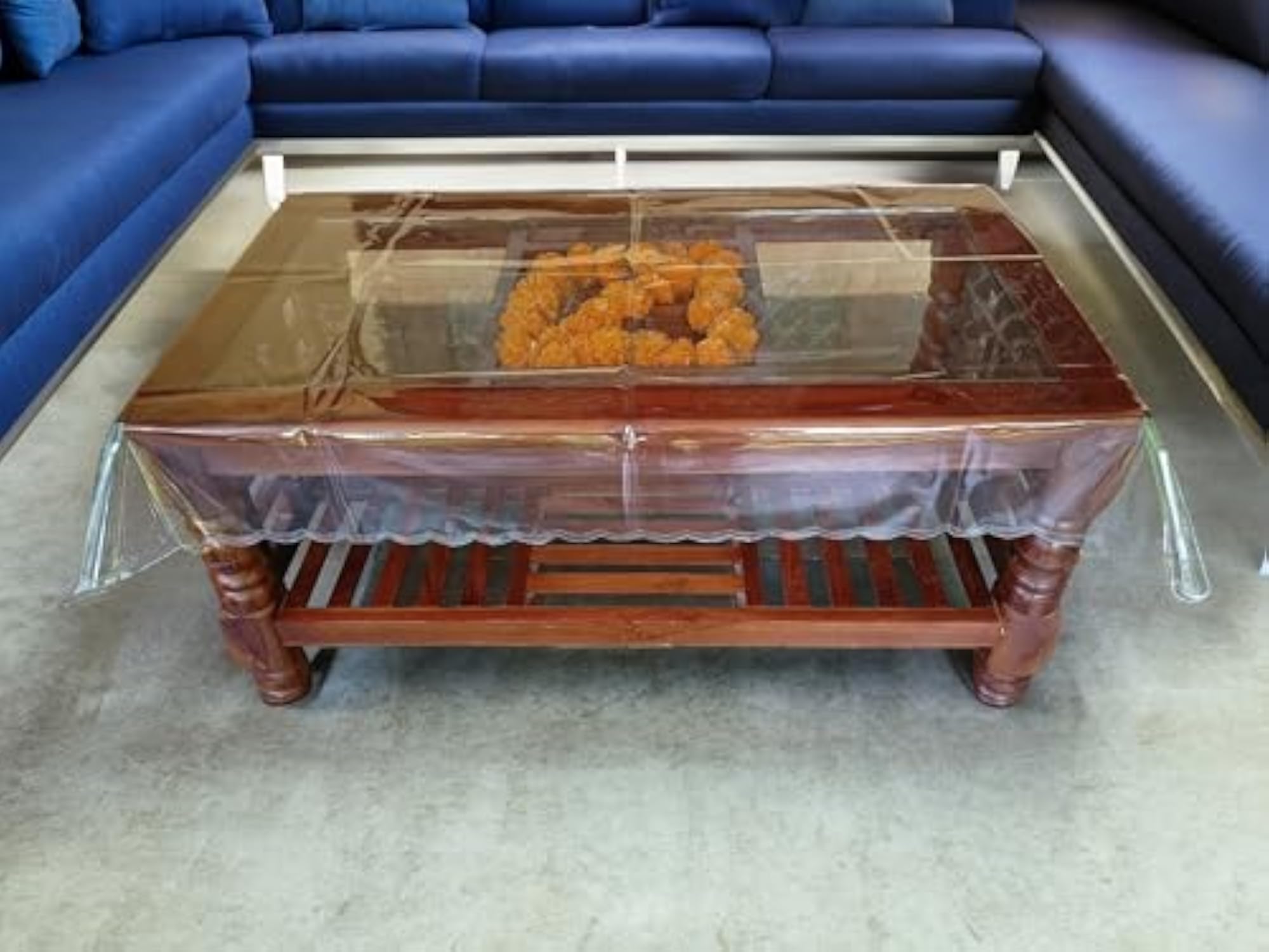 Neelam Water Dust Proof PVC Rectangular Centre Table Cover