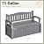 Homall 75 Gallon Outdoor Storage Benches Lockable Deck Box with Waterproof and UV Resistant, Waterproof Storage Box for Patio Furniture, Tools, Cushions (Grey)
