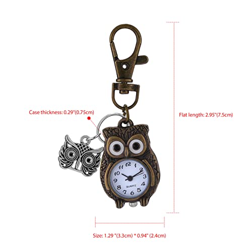 Image of JewelryWe Vintage Pocket Watch Cool Gear Steampunk Retro Pendant Necklace Watches for Men Women Halloween Costumes Daily and Office