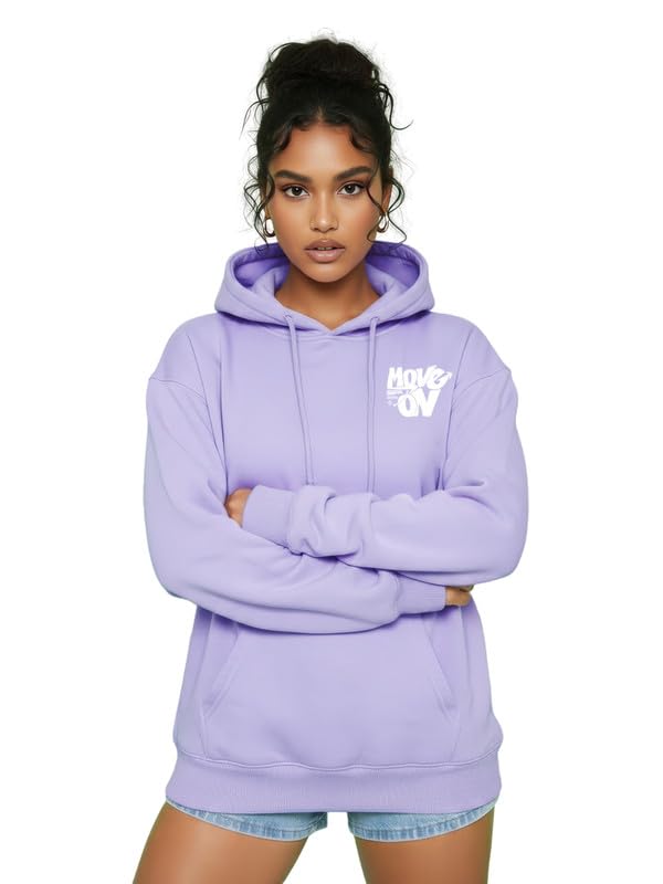 fflirtygo Women’s Fleece Printed Hoodies | Stylish Winter Sweatshirt for Women | Regular Fit Hoodies with Kangaroo Pocket | Sizes from S to 6XL-picture-14