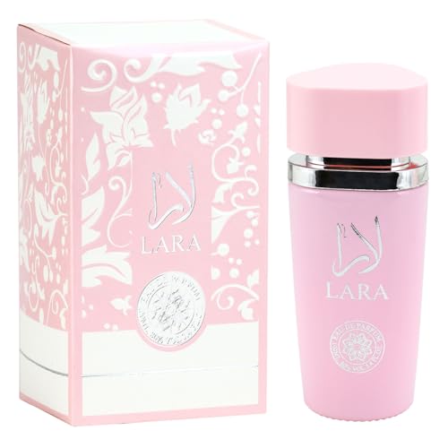 Lara Pink Eau De Parfum for Women – 100ml | Luxurious Arabian Scent Fragrance Spray Fresh and Sweet Scent with Vanilla & Jasmine