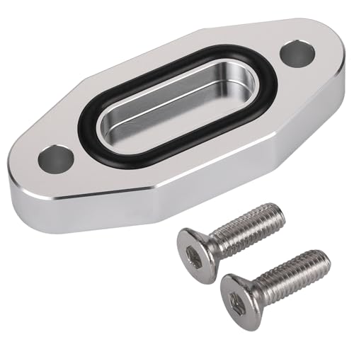 Podavelle LS Oil Cooler Bypass Block-Off Plate for Gen III IV Series Engines LS1 LSX LS3 LQ4 LQ9 LR4 LS6 L33 LS2 LH6 L92 L76 L98 L9H L20 L94 LZ1 L99 L96 LC8 L77 Port Silver - Thumbnail 3