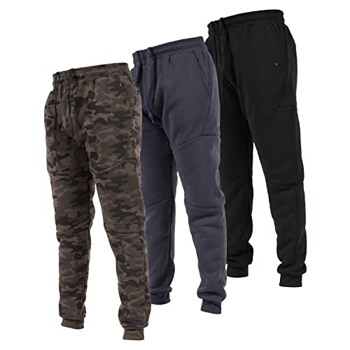 Ultra Performance Athletic Joggers For Men, Workout Sweatpants For Men, 3 Pack #TOP18