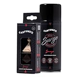 Carfume Original Savage Twin Pack Car Air Freshener – Includes a premium red hanging diffuser and powerful Surge can, offering long-lasting and impressive freshness for your car. Perfume-Inspired Scent for Cars: Savage encapsulates the heady feeling ...
