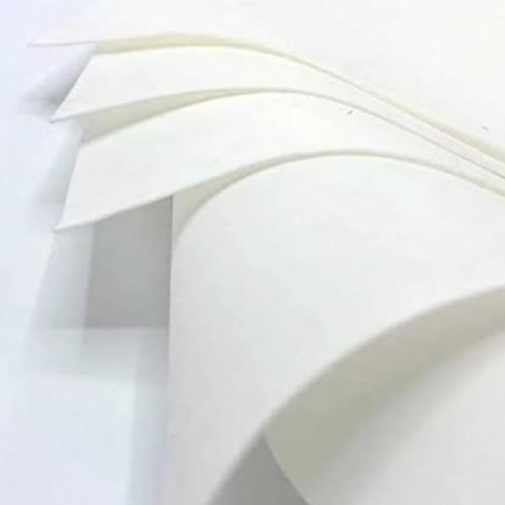 Riya Connect | Ivory White Flower Making Foam Sheets 0.8 mm (30cm x 35cm) –Pack of 4 Pieces| EVA Foam Sheet for Rose, Jasmine Flower Making | DIY Craft & Decoration Material| (0.8mm, 4 Sheets)-image-42