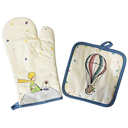 Set Gant et manique pour Le Four - Motif Le Petit Prince
