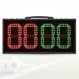 GCYXUC Tabellone Elettronico Portatile A LED per Il Cambio Giocatore nel Calcio, Tabellone Elettronico A LED per Le Sostituzioni Arbitrali, Tabellone Elettronico Single-Sided