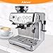 Aieve WDT Tool Espresso, Distribution Tool Espresso Accessories, 10 Needle Coffee Stirrer with Stand for Barista (Ease of Use in 2 Ways Installtion)