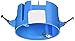Lamson B520PR-UPC Blue Carlon 2-5/16 in. Round Polycarbonate 1 Gang Electrical Box
