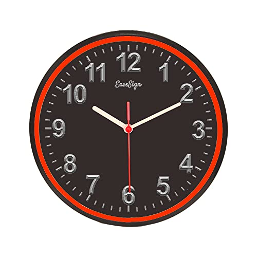 Easesign Home Decor LED Flexible Flex Neon Wall Clock 5 Colors 10