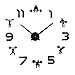 Produktbild Genrics Acryl 3D dekorative Wandaufkleber DIY Uhr Schlafzimmer Wohnzimmer Spiegel Wanduhr stumme Mode einfache Persönlichkeit Uhr