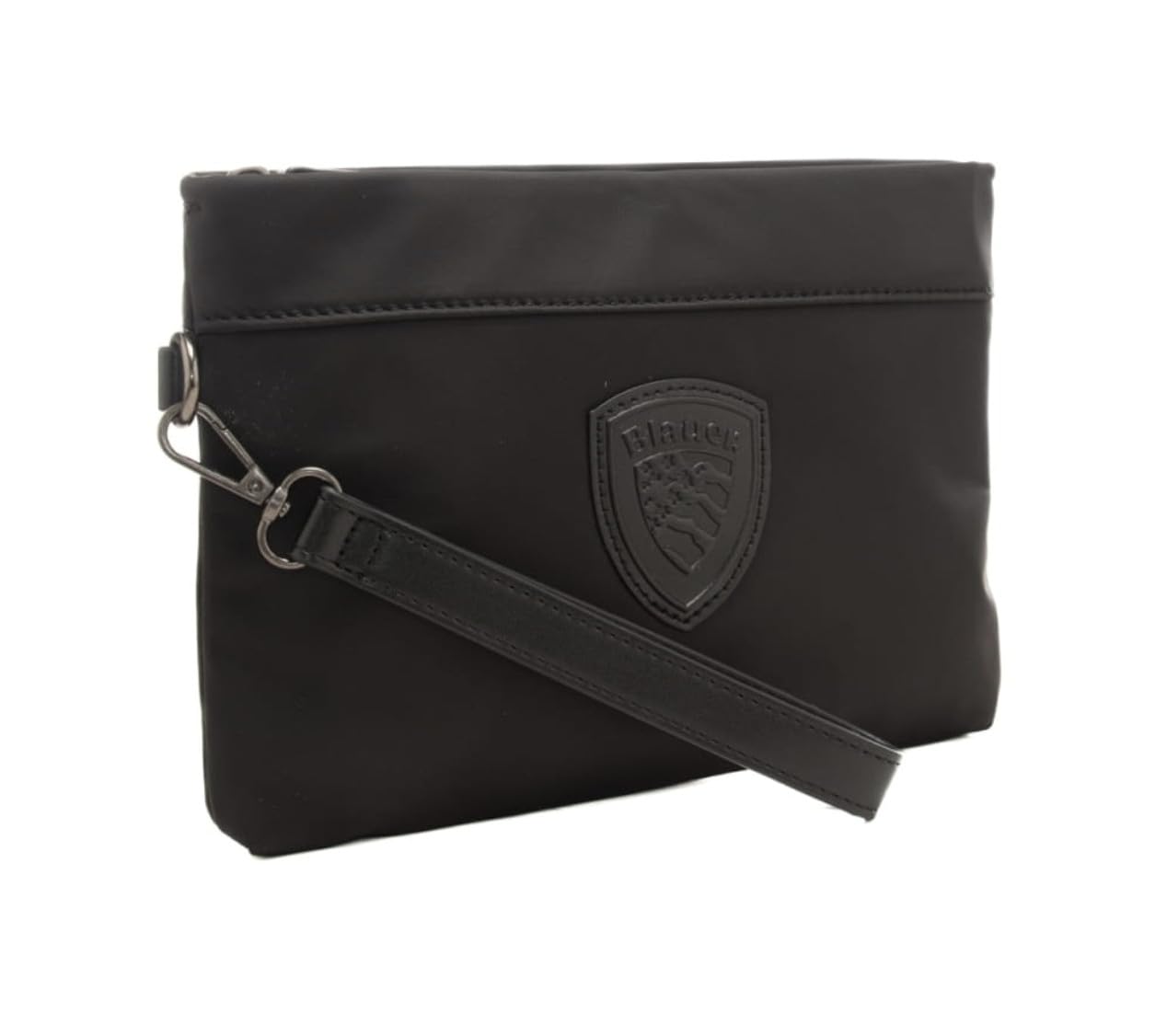 Borsa uomo Blauer pochette clutch in nylon nero BS26BU23 S6PIATNYL01/GLI