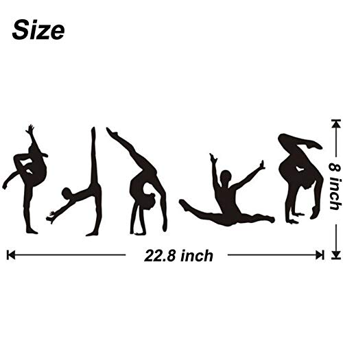 Vinilo Decorativo Maydahui Dancer Set 5 Piezas miniatura 2