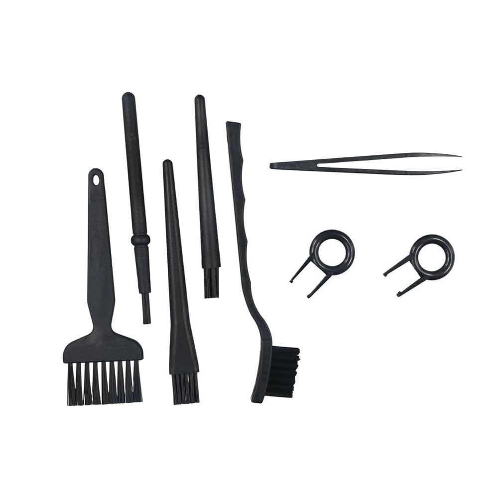 Set di 8 spazzole per la pulizia del PC, professionali elettroniche, per la pulizia dello schermo, per computer, tastiera, laptop, elettronica, fotocamera