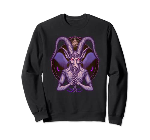 Ocultismo Gótico Estética Baphomet Sudadera