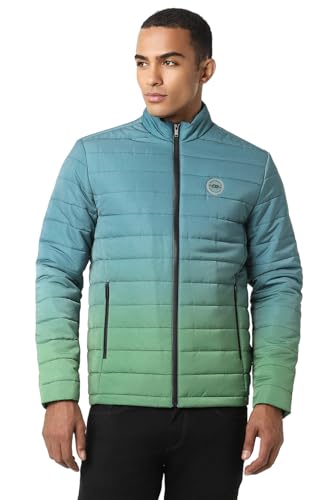 Image of Peter England Men's Nylon Standard Length A-Line Coat