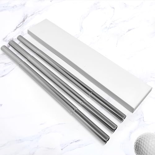 SHINETRIM 3PCS Golf Club Extensions Steel Shaft, 1.21Inch Extensions Putter Shaft