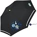 SCOUT Kinder-Taschenschirm mit reflektierendem Streifen Black Galaxy