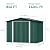 DWVO 6x8ft Large Outdoor Storage Shed, Heavy Duty Metal Tool Sheds with Lockable Door & Air Vent for Backyard Patio Lawn to Store Bikes, Tools, Lawnmowers, Green